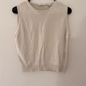 Marks & Spencer Ivory Sleeveless Tank Top